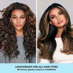 COLOR WOW Money Masque hair swatch reveals glossy, renewed strands.