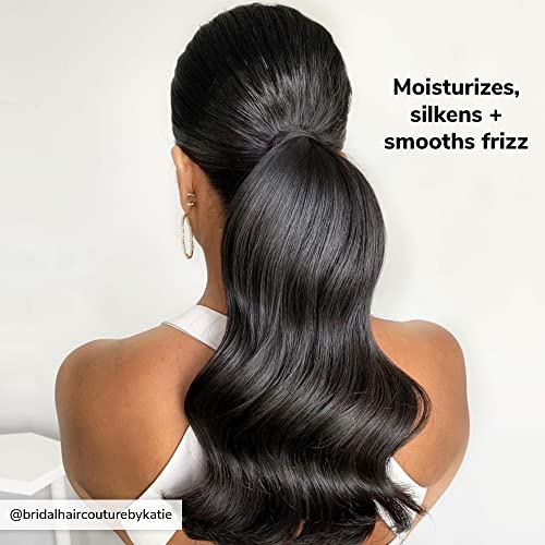 COLOR WOW One Minute Transformation Styling Cream on dry hair for smooth results.
