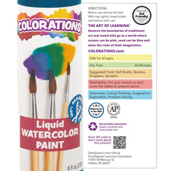 Colorations LWPACK spray color on surfaces for quick background washes.