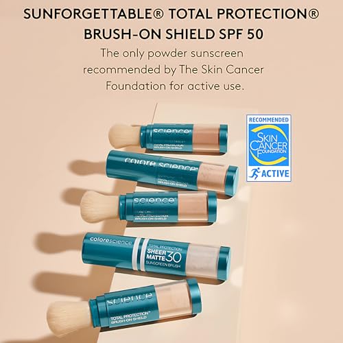 Colorescience mineral powder sunscreen provides UV coverage with minerals
