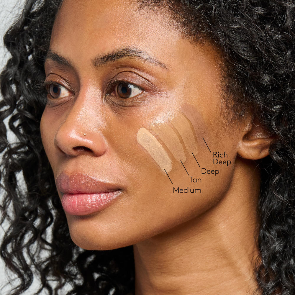 Colorescience Patented mineral formula applied on skin signals hydrating protection