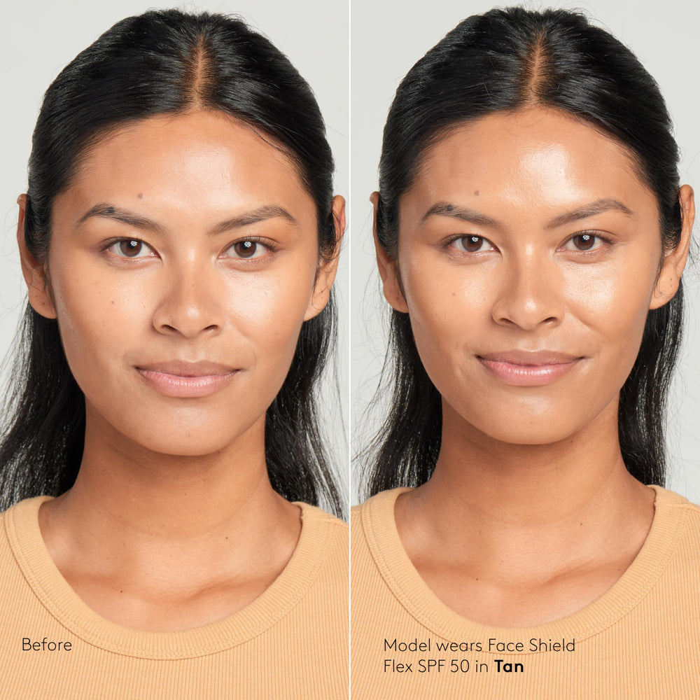 Colorescience Zinc oxide 12% cream texture shows a lightweight mineral formula