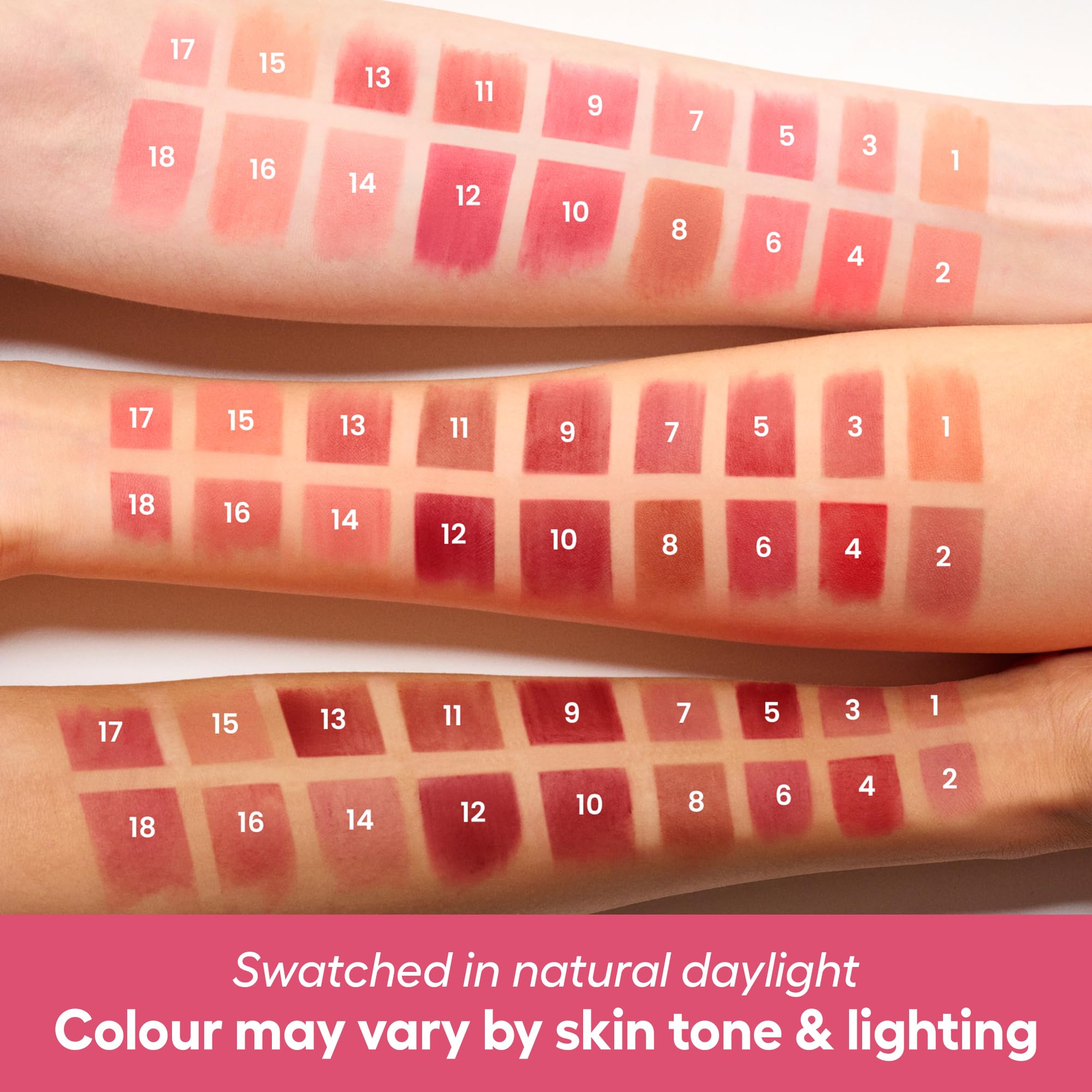 COLORGRAM Nude Blur Tint 07 Geek Rose applicator loading the formula.