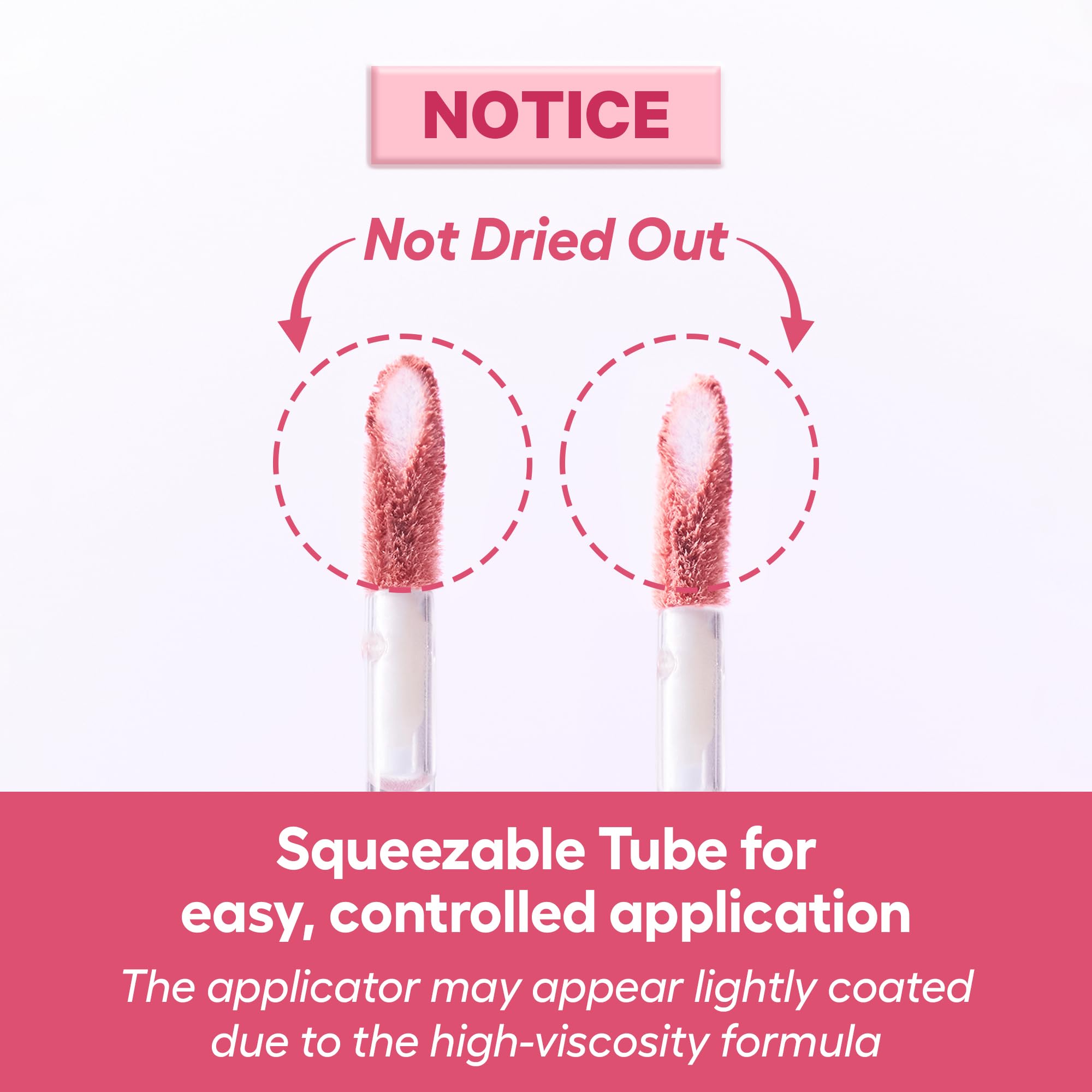 COLORGRAM Nude Blur Tint 07 Geek Rose note about pre-use prep and smoothing.