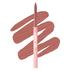 ColourPop So Juicy Plumping Lip Liner Westwood swatch showing precise lip definition.