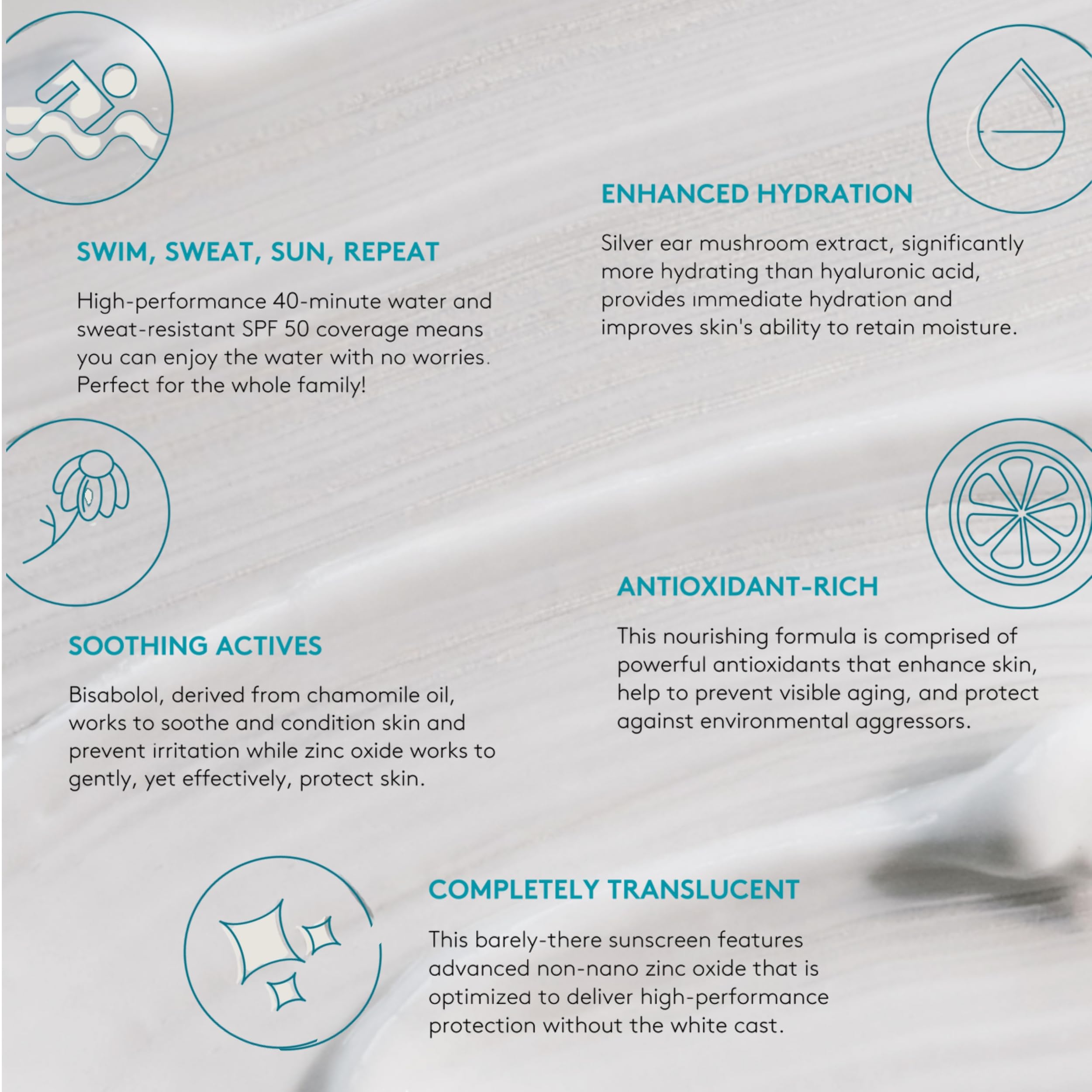 Colorescience Hydrating formula delivers velvety-soft skin feel after lightweight application.