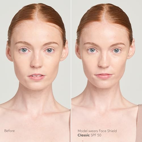 Colorescience Total Protection Face Shield SPF 50 application on face.