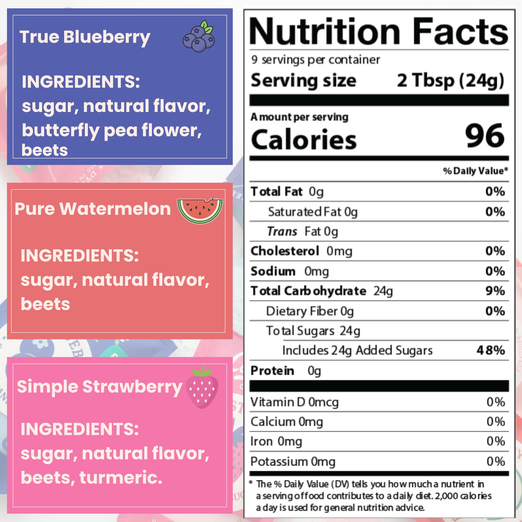 Colorwayz Dye-Free Sugar Blueberry pack delivers natural color and fruity twist