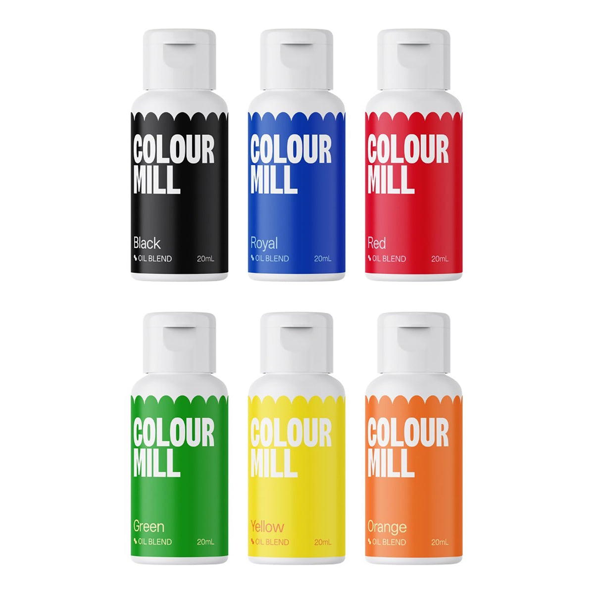Colour Mill oil-based coloring bottle pour for vibrant fondant tones