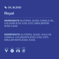Colour Mill Royal Blue oil-blend color pour demonstrates easy dosing.