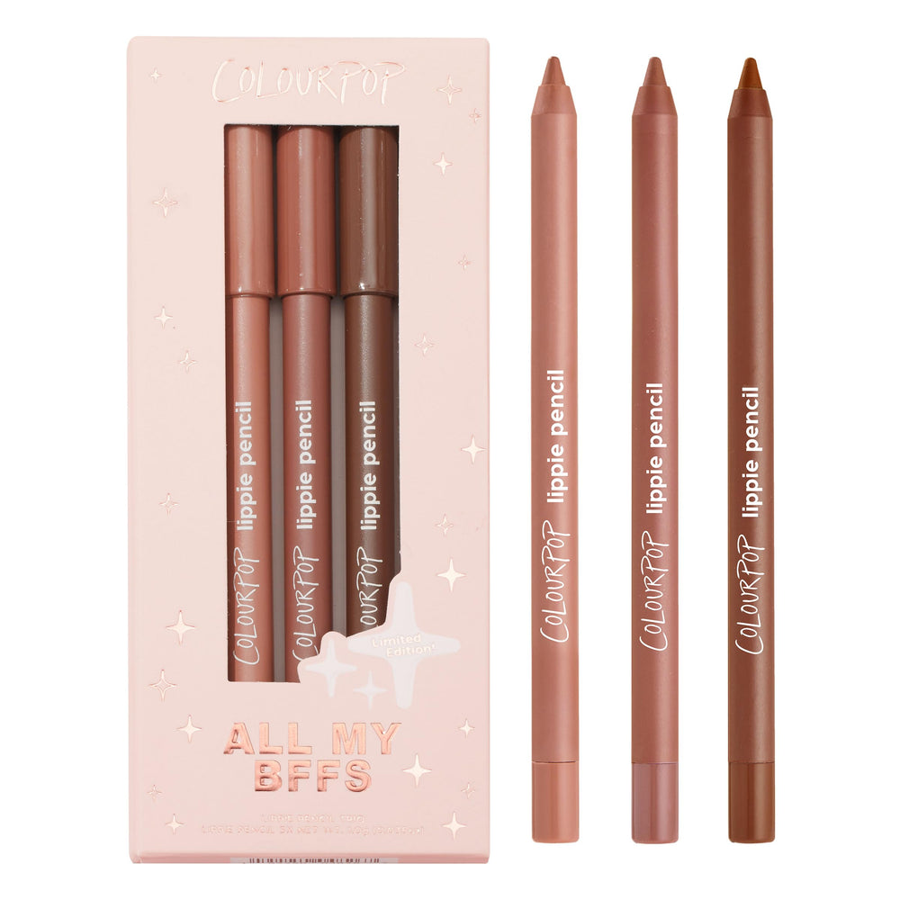 ColourPop All My BFFs Lippie Kit packaging showcases holiday appeal for gifting.