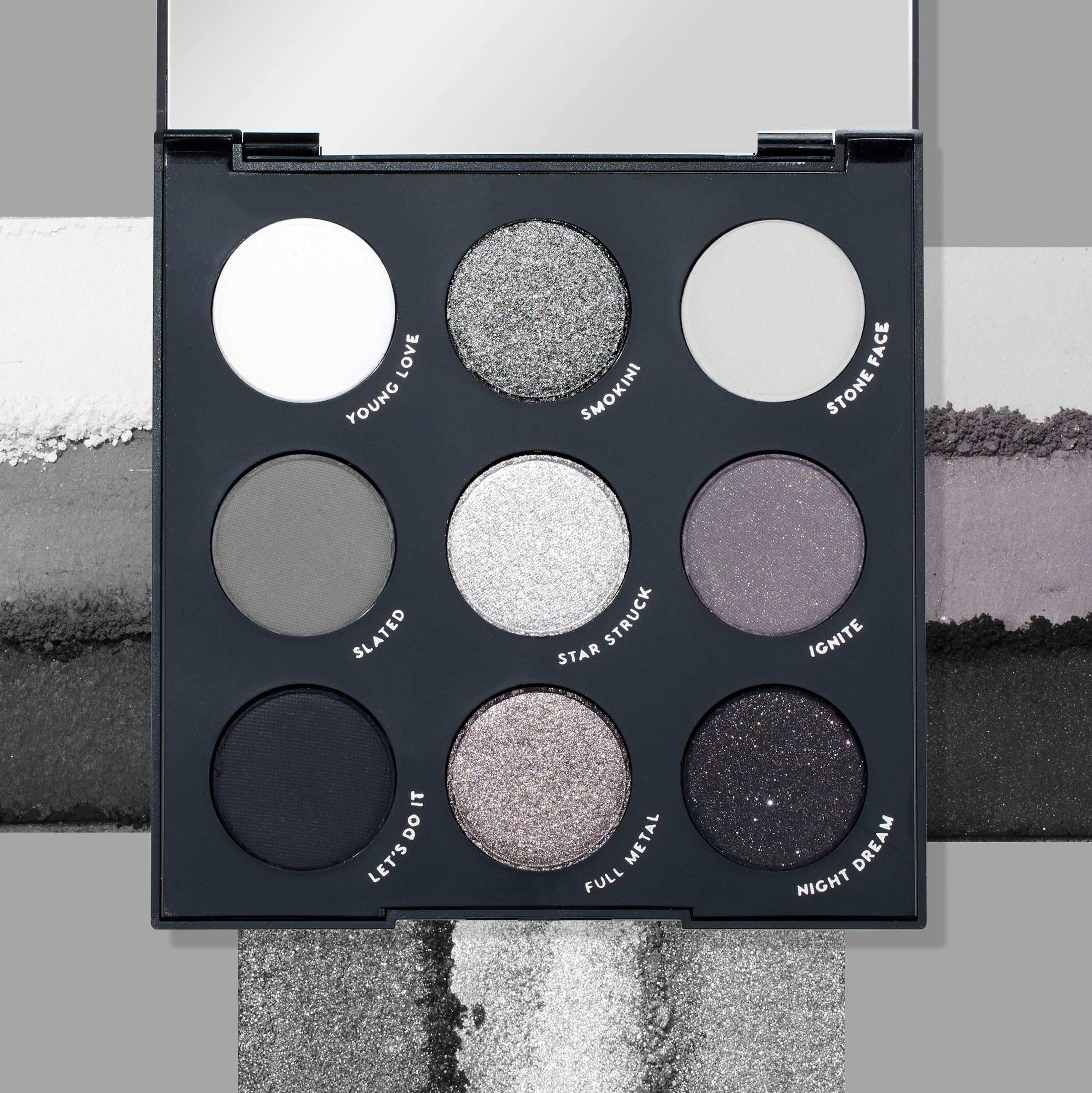 Matte shades from ColourPop Blowin' Smoke palette for depth and blendability.