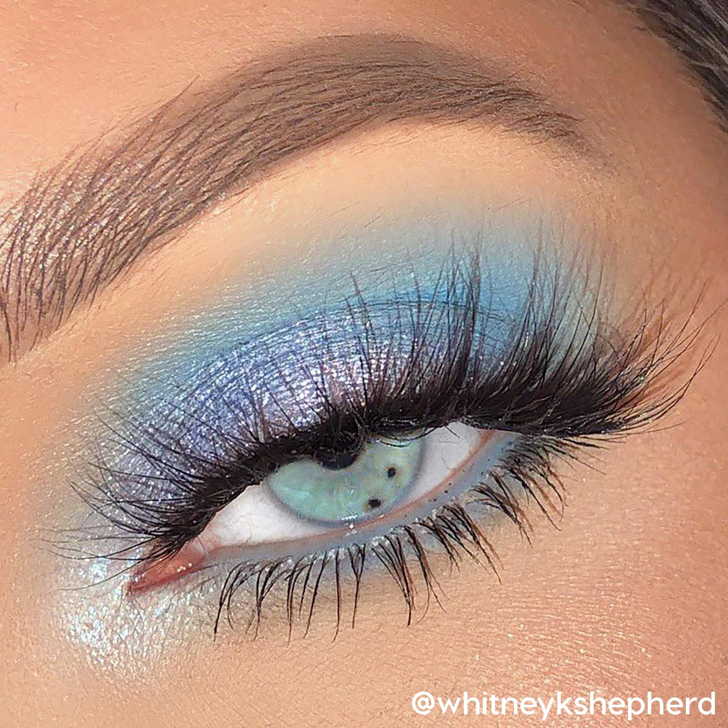 ColourPop Blue Moon palette delivers long-wearing color with soft-focus blending.