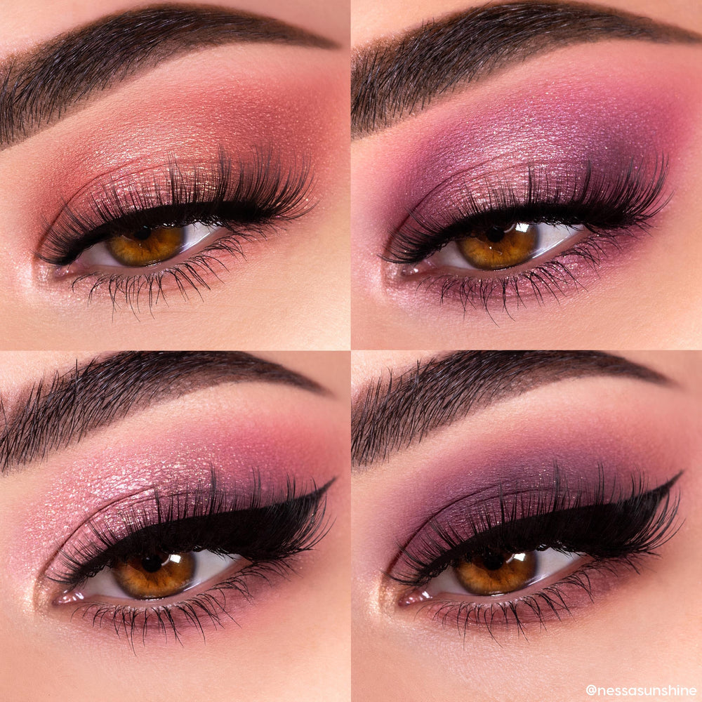 ColourPop Blush Crush opened palette demonstrates ideal brushes for payoff.