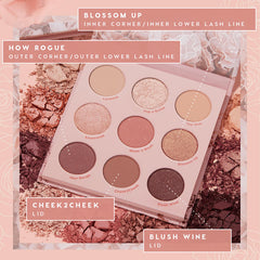 ColourPop Blush Crush metallic shades shine for bold eye accents.