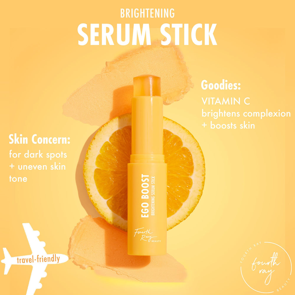 ColourPop Brightening Serum Stick hyaluronic acid emphasis for lightweight hydration.