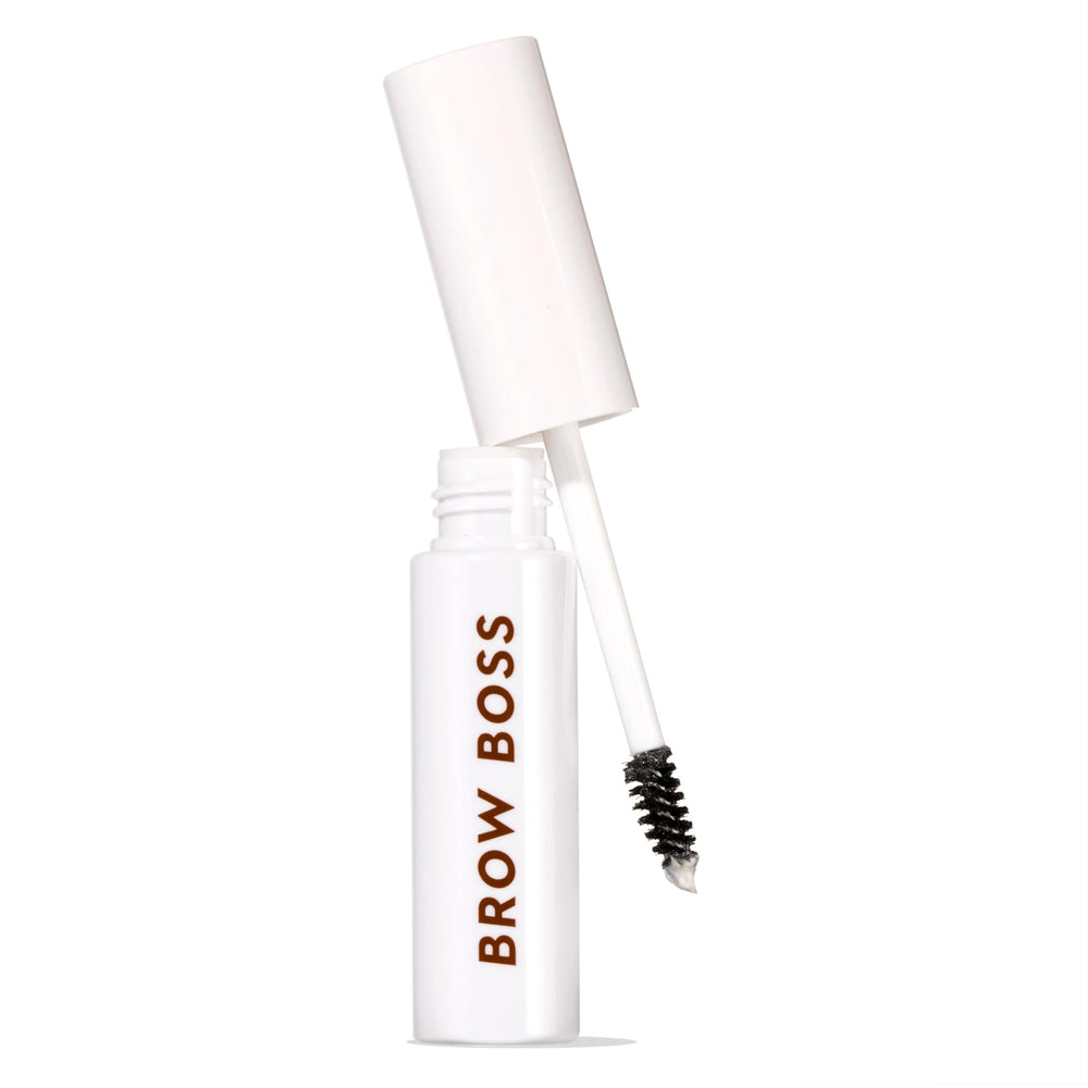 ColourPop Brow Boss clear brow gel applied for precise definition with a transparent finish.
