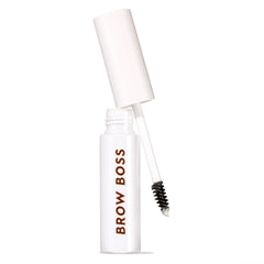 ColourPop Brow Boss clear brow gel applied for precise definition with a transparent finish.
