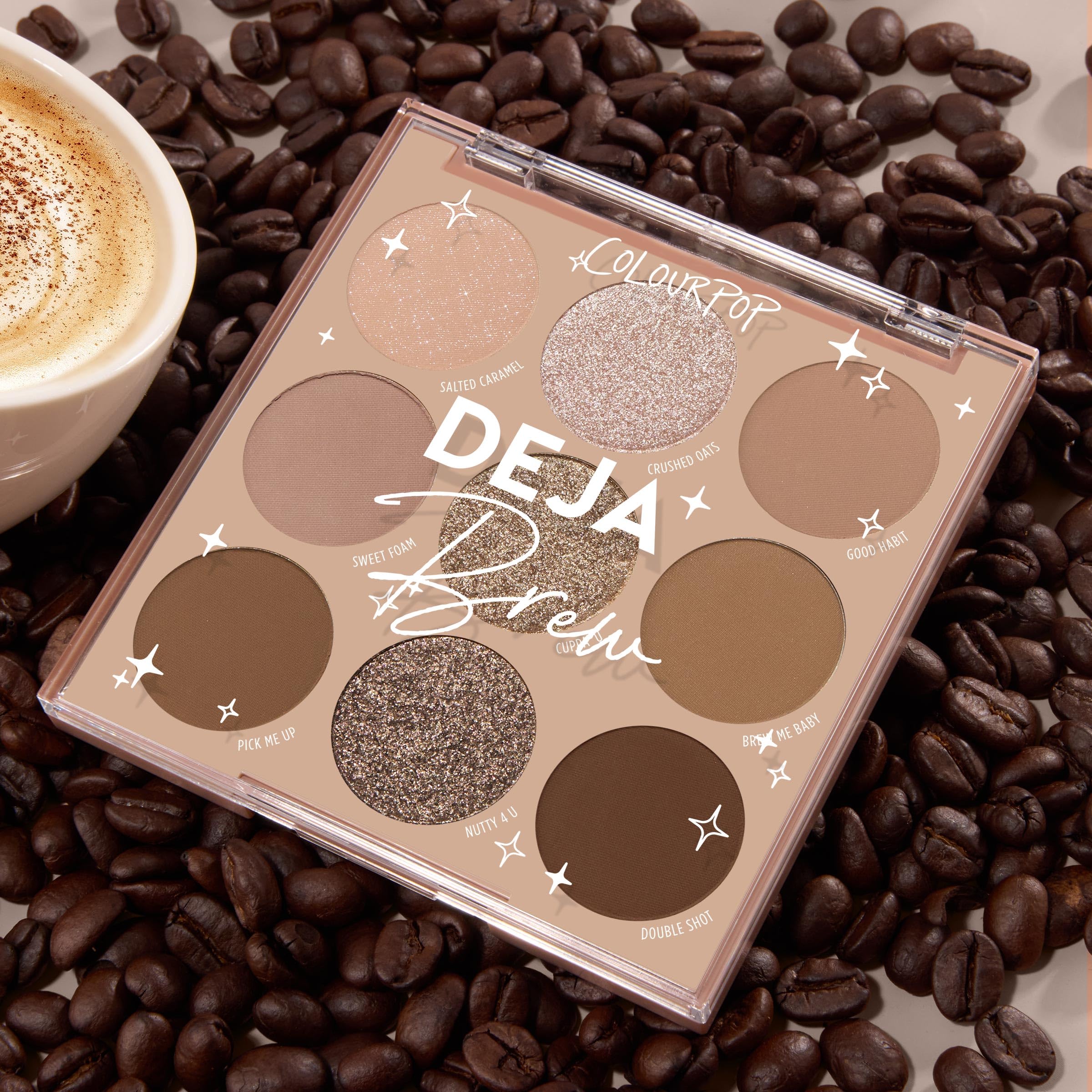ColourPop Deja Brew day-to-night looks showcase wearability across lighting