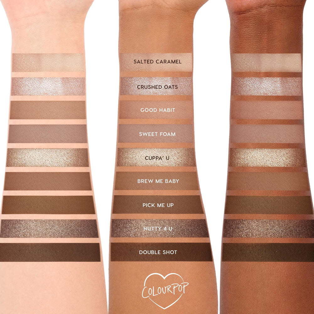 ColourPop Deja Brew soft glam look demonstrates day-to-night versatility