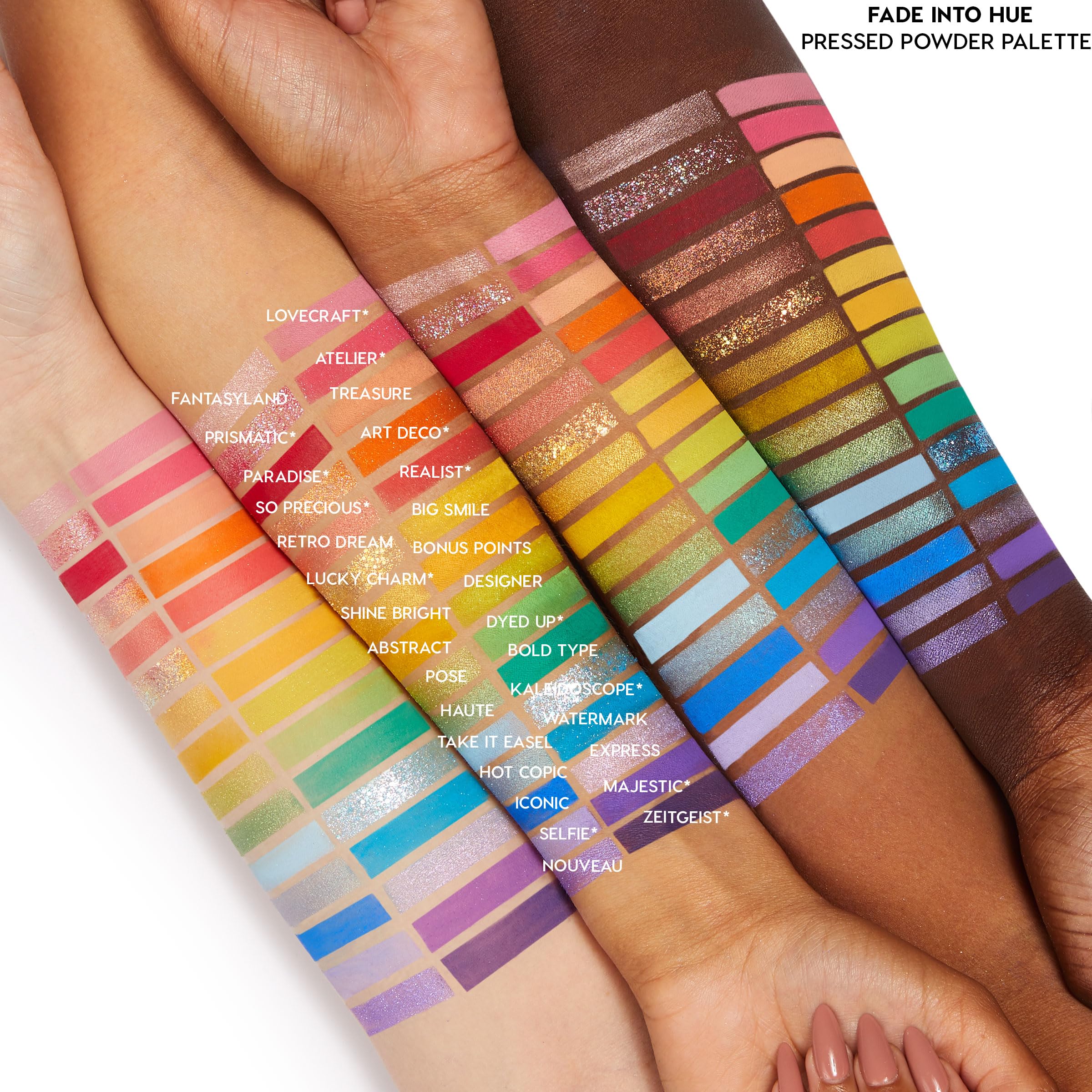 ColourPop Fade Into Hue matte shades pan shows smooth, blendable pigment.