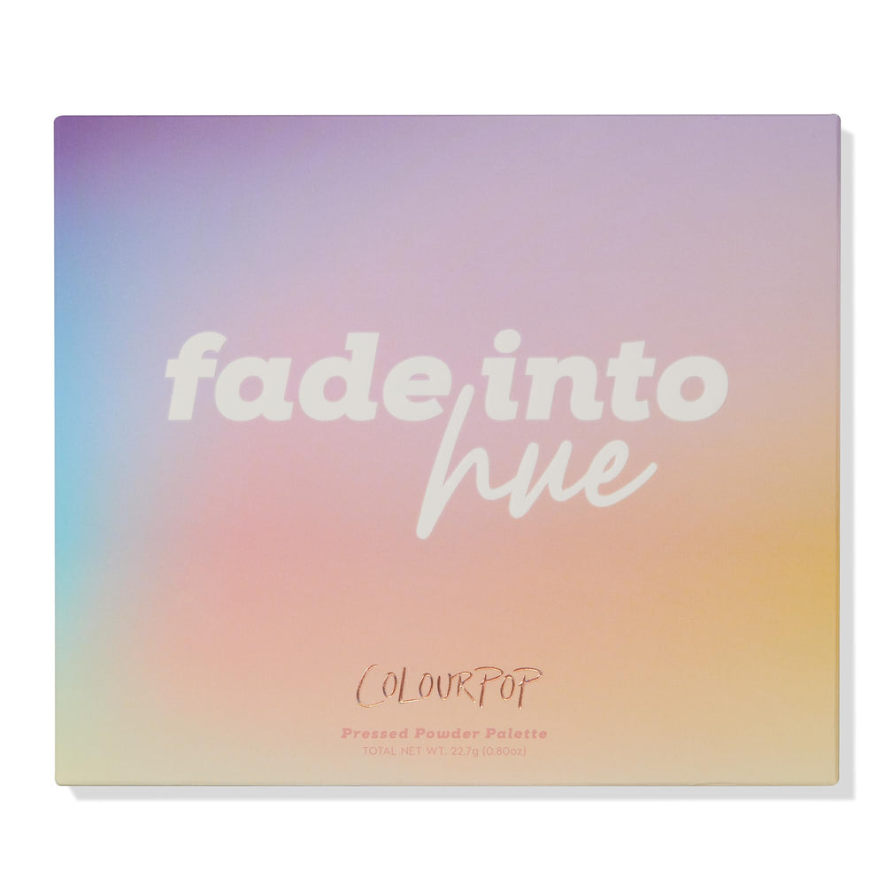 ColourPop Fade Into Hue packaging inside view reveals compact travel-friendly design.