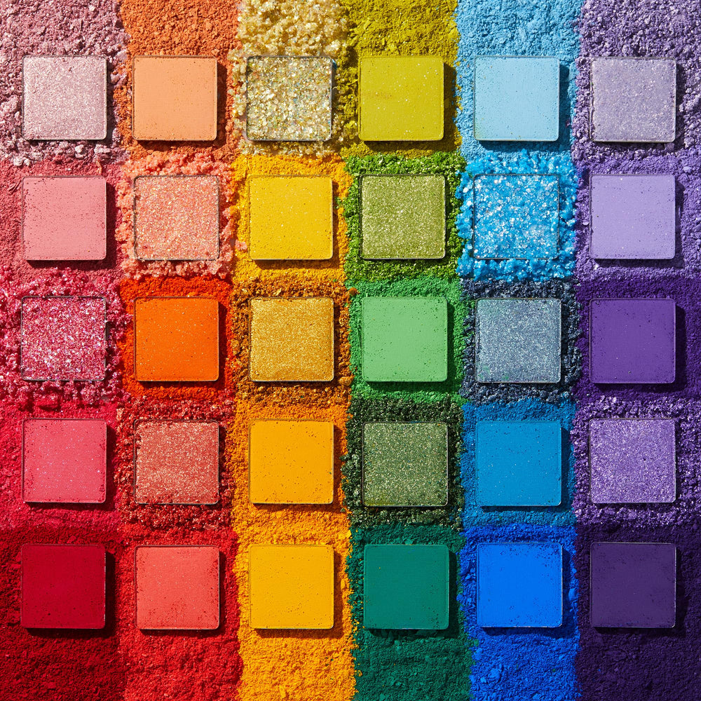 ColourPop Fade Into Hue swatch row highlights versatile shades for easy color blocking.