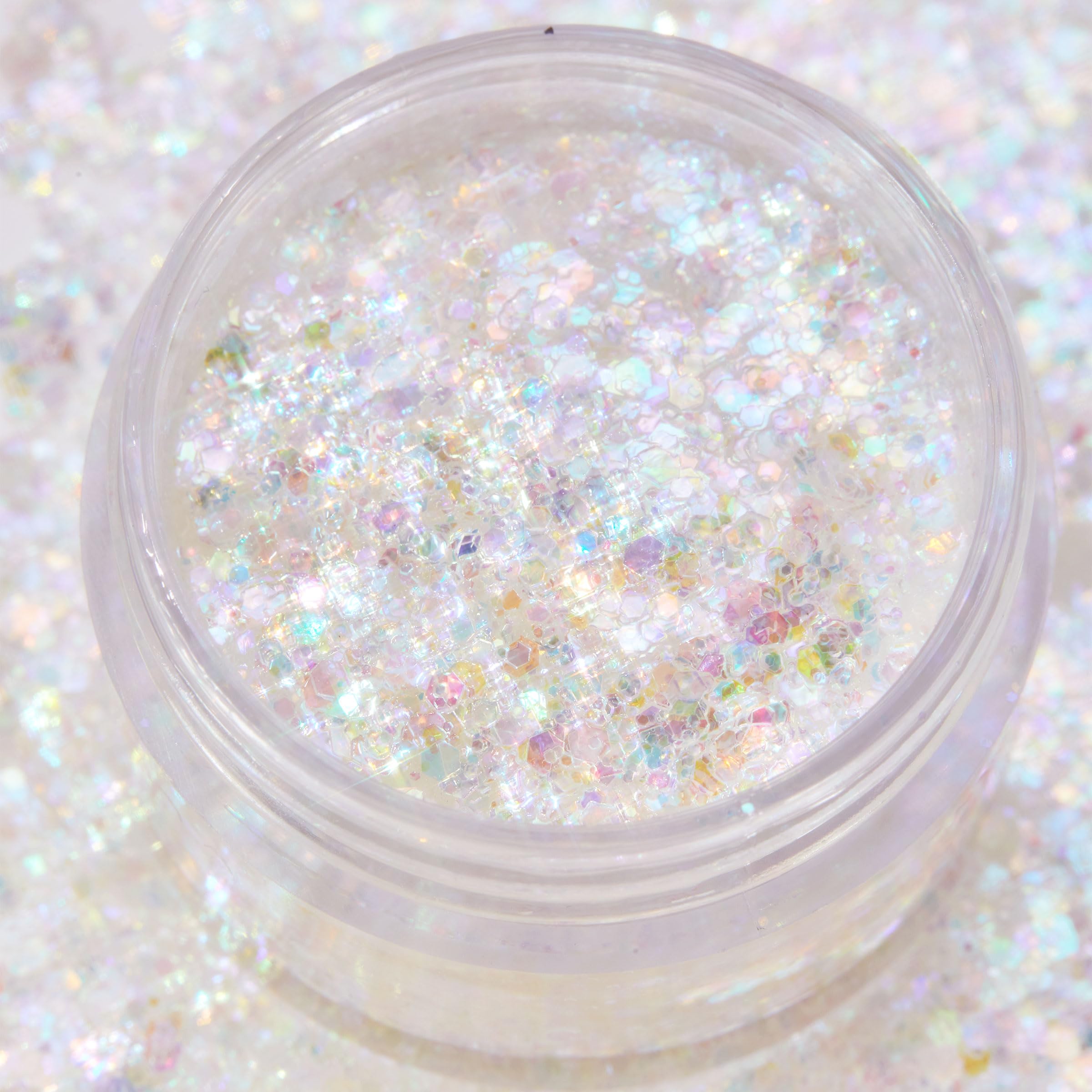 ColourPop Glitterally Obsessed festival glam look showcases bold sparkle