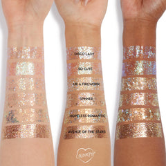 ColourPop Glitterally Obsessed on-shoulder glitter application adds festival-ready glow