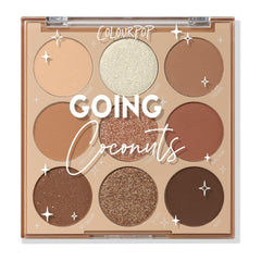 ColourPop Going Coconuts palette front view for everyday neutral looks.