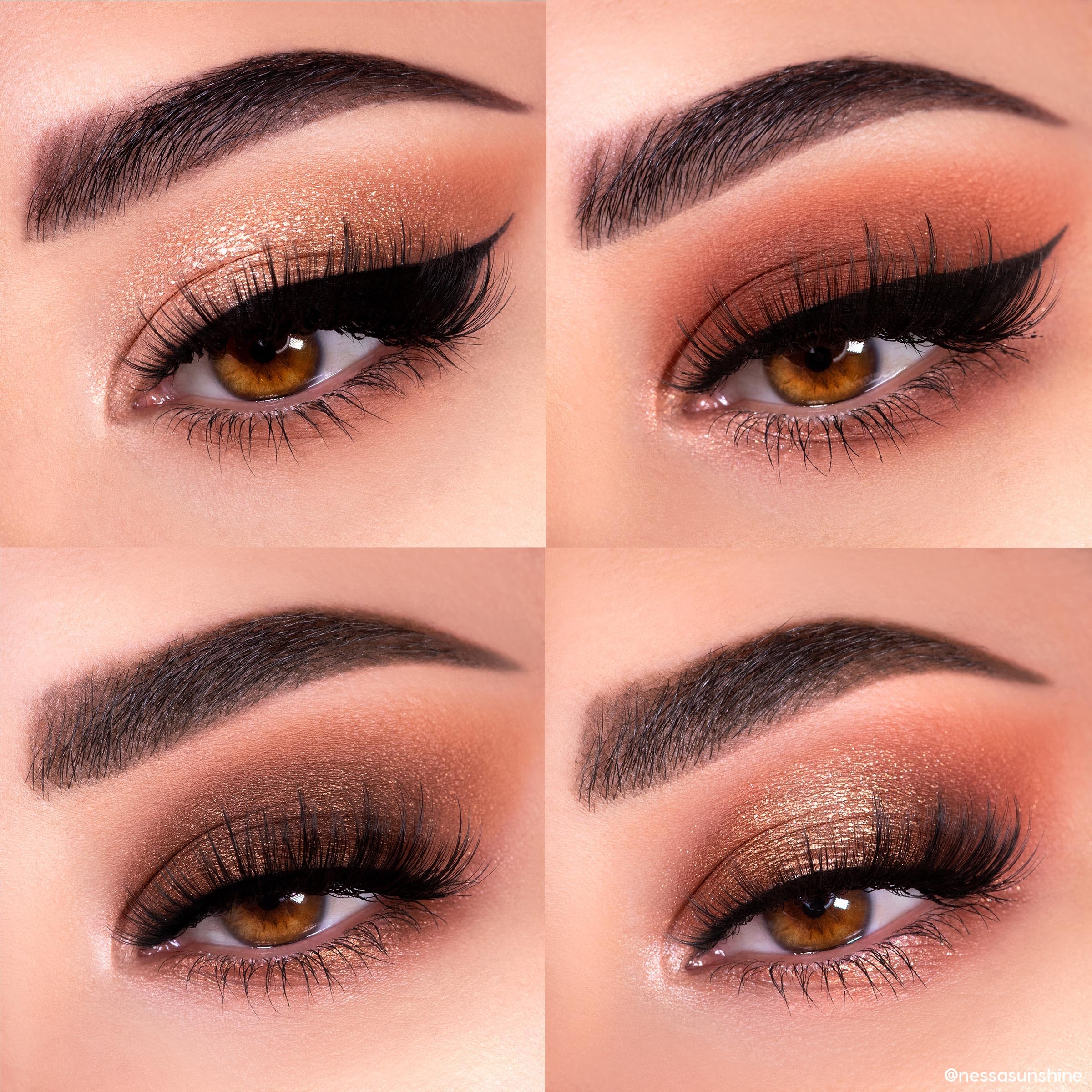 ColourPop Nude Mood metallic shade shot adds a subtle glow for night-ready looks.