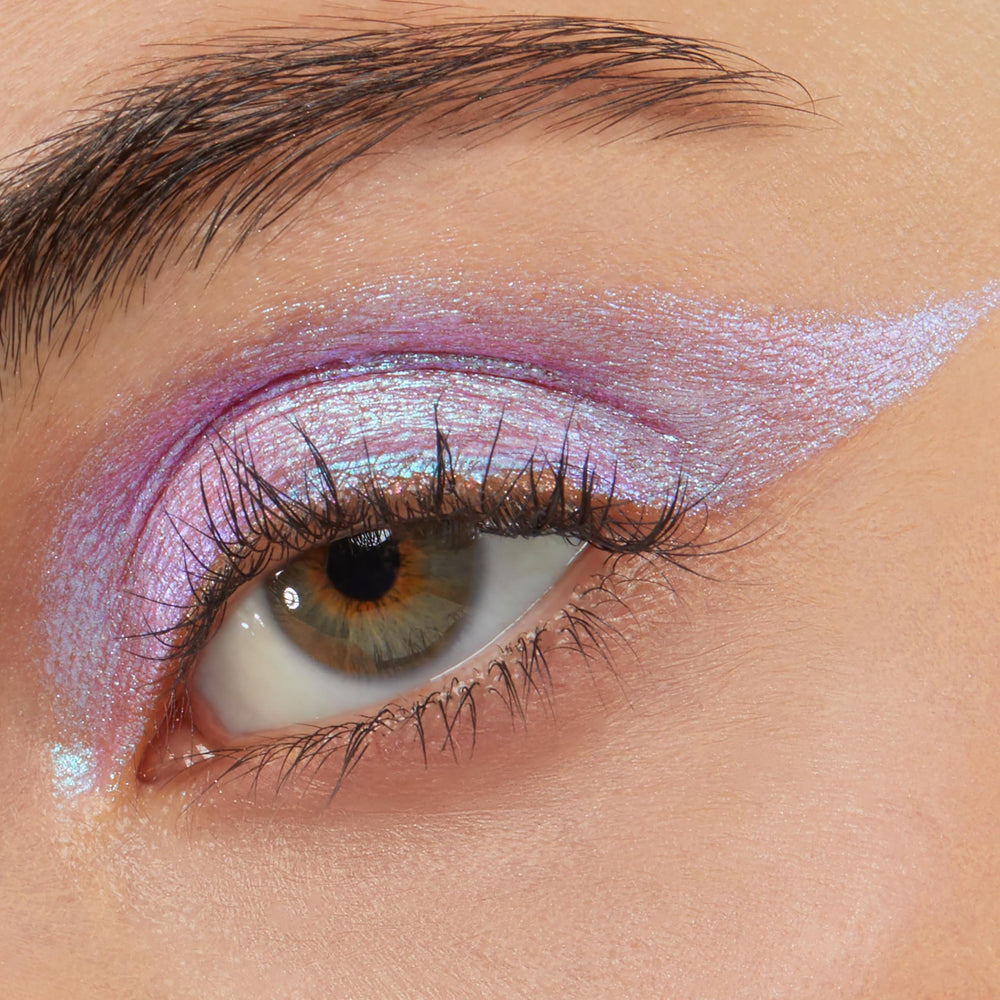 ColourPop Shadow Stix on eyelid reveals creamy texture and rich pigment.