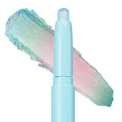 ColourPop Shadow Stix Game Over multichrome swatch showing vibrant, shifting color