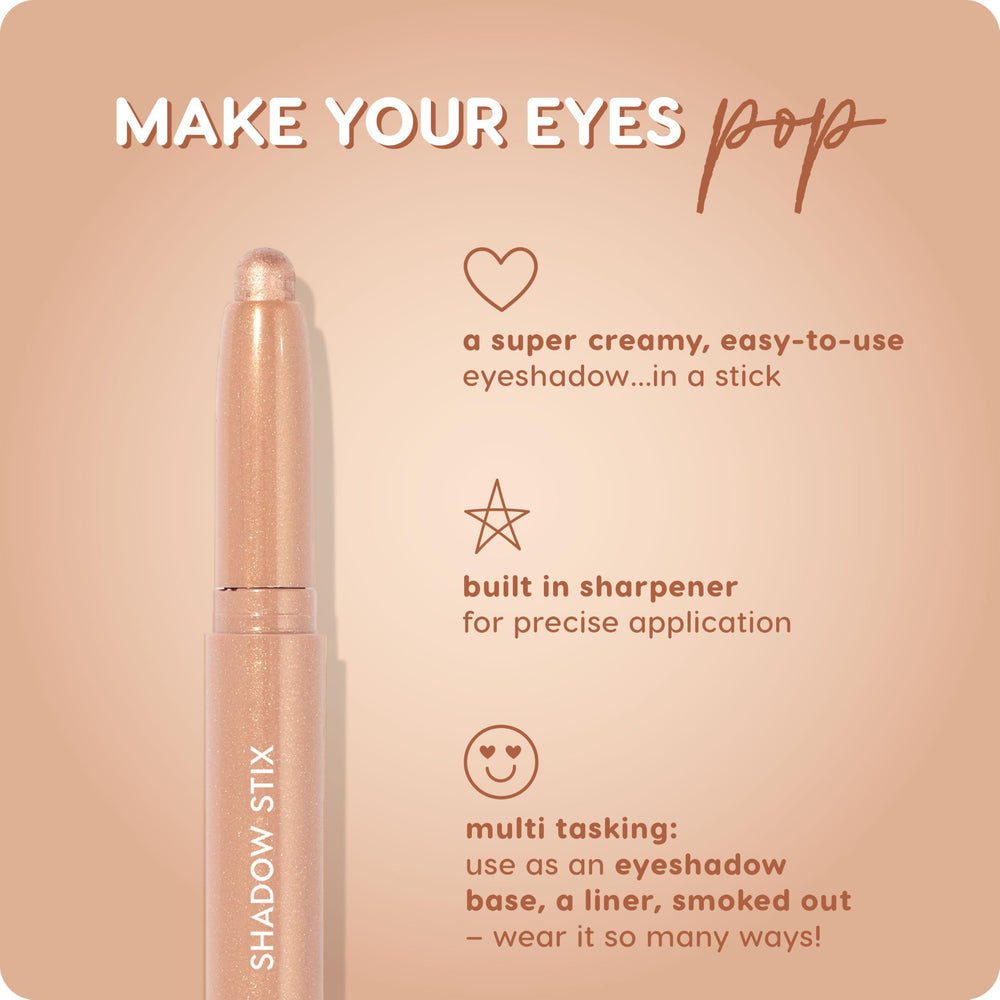 ColourPop Shadow Stix Honey BB precision tip close-up for controlled liner