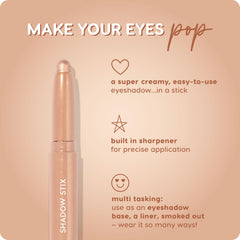 ColourPop Shadow Stix Honey BB precision tip close-up for controlled liner