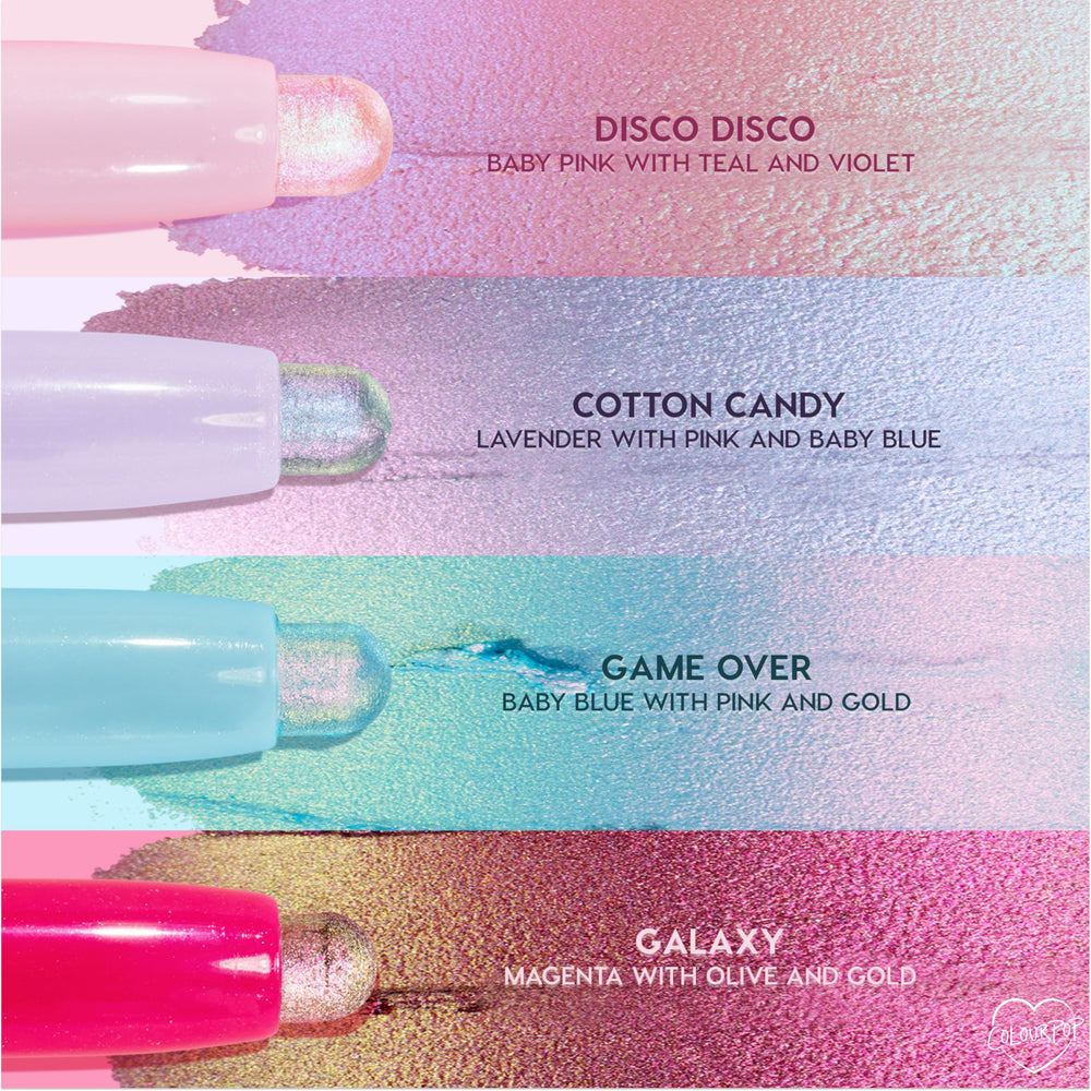ColourPop Shadow Stix swatch demonstrates easy blend and smooth application.