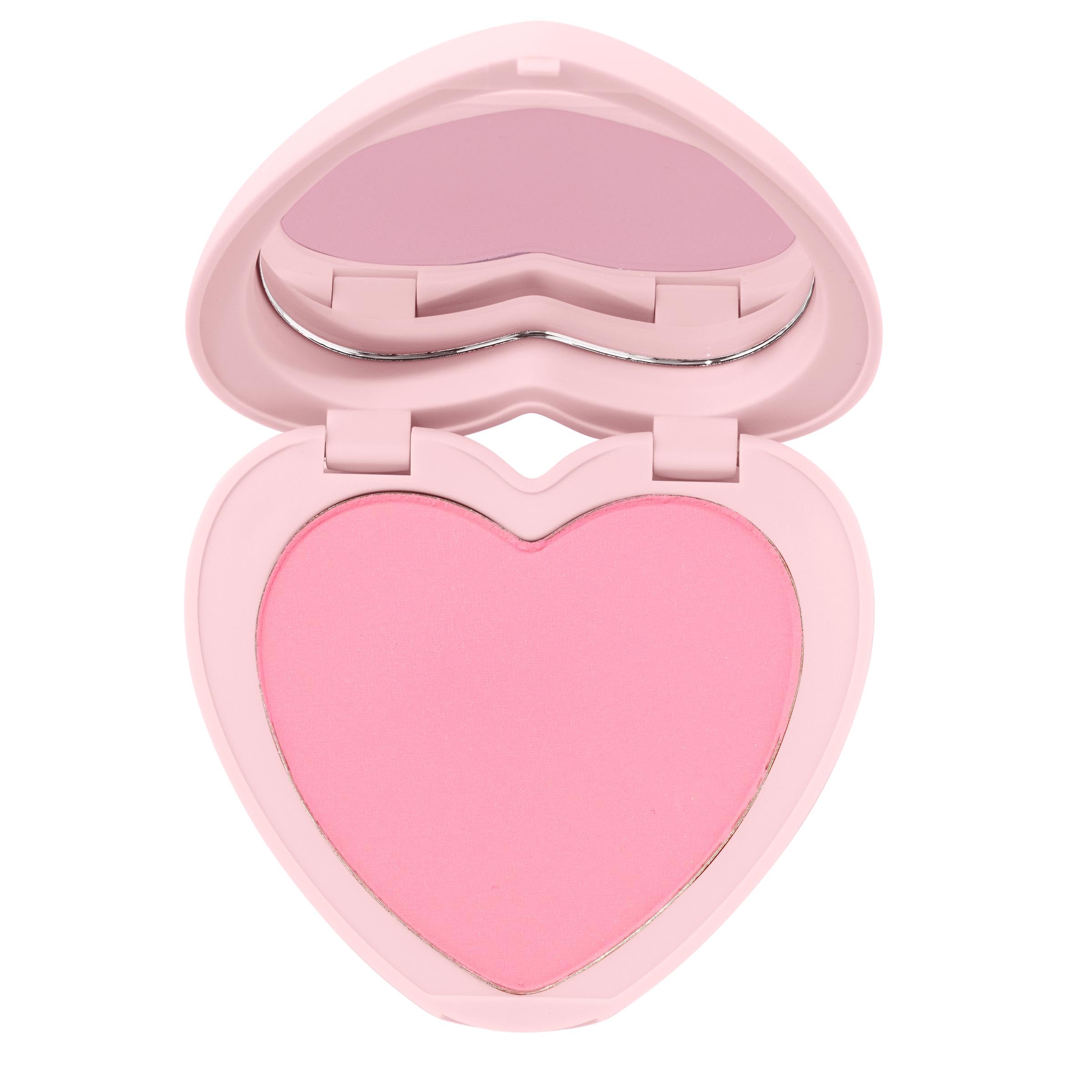 ColourPop Silky Powder Blush Sweetheart compact for portable touch-ups with a soft matte finish.