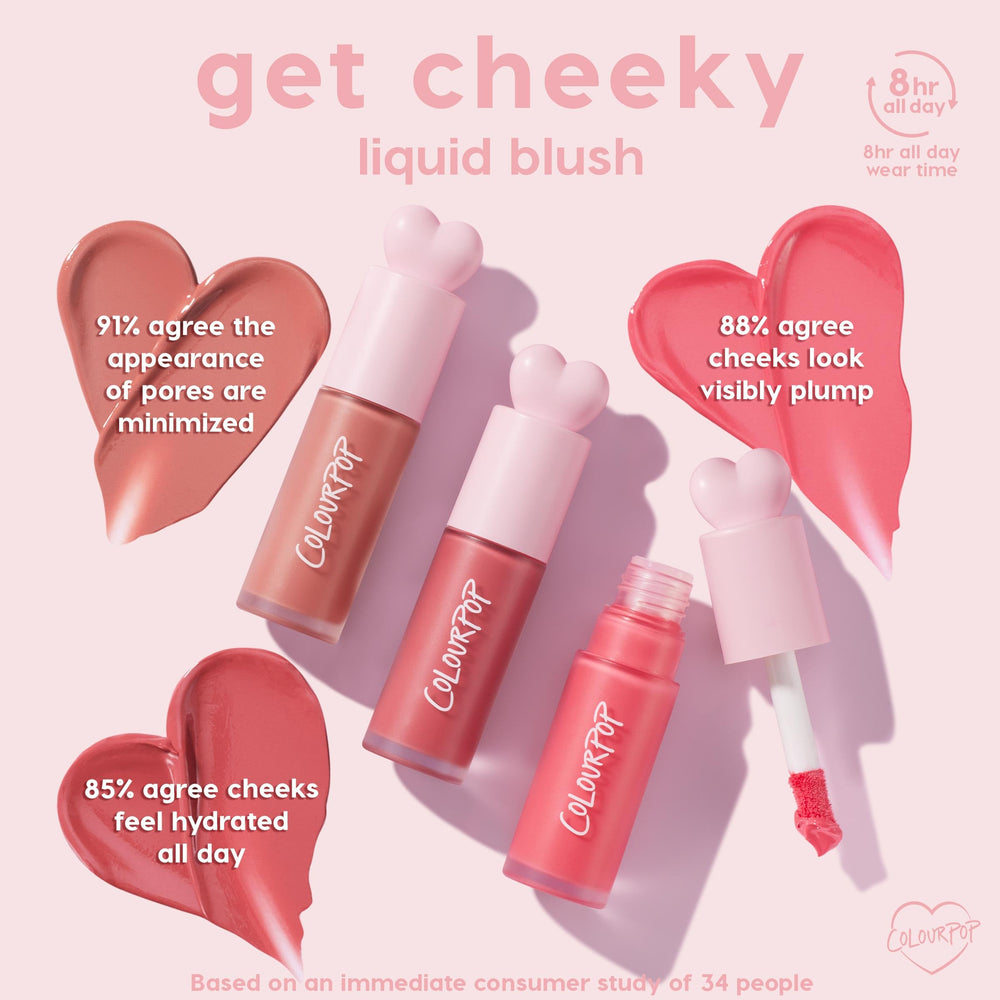 ColourPop Weightless Liquid Blush provides buildable, blendable color.