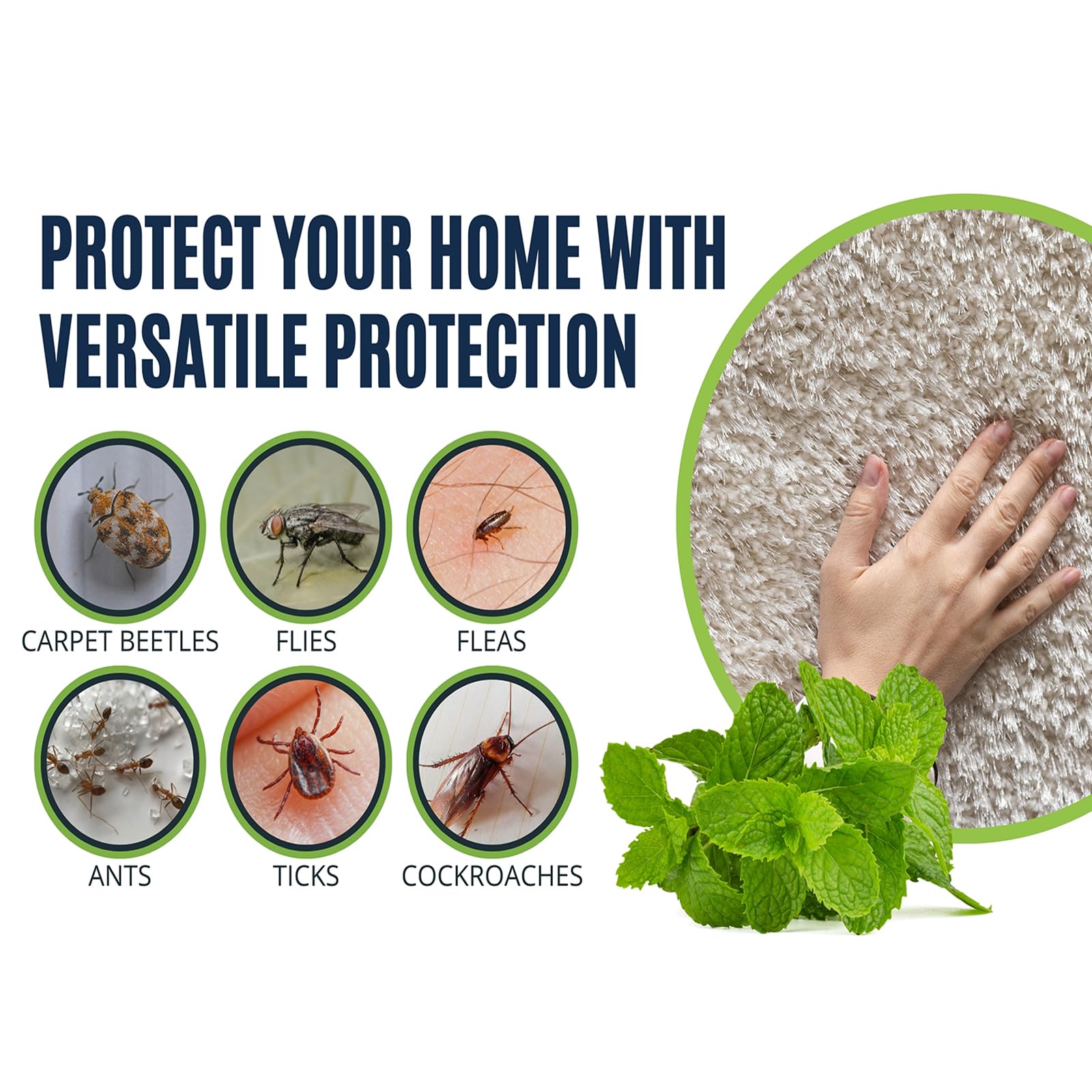 Colton's Naturals non-staining, odorless formula safe for fabrics.