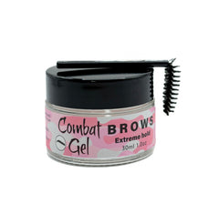 Combat Gel brow brush detail highlights even texture and clean application.