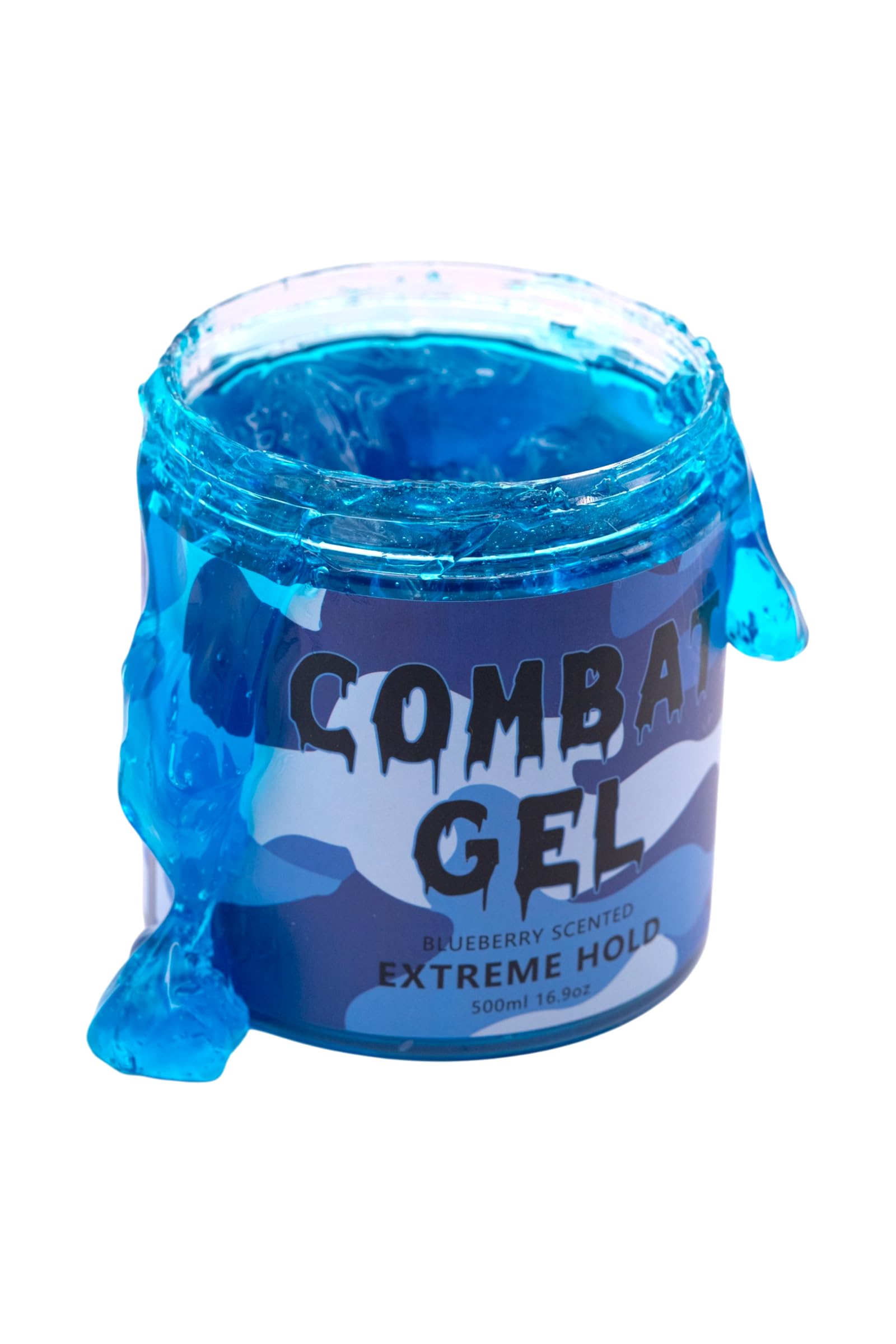 Combat Gel extreme hold bottle blueberry for long-lasting control