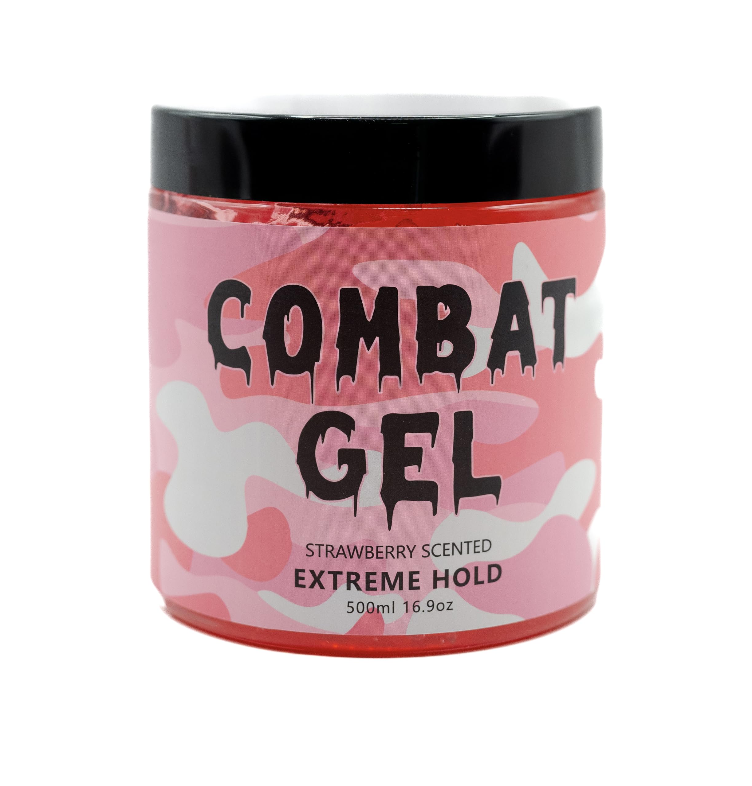 Combat Gel extreme hold close-up showing smooth texture for defined edges.