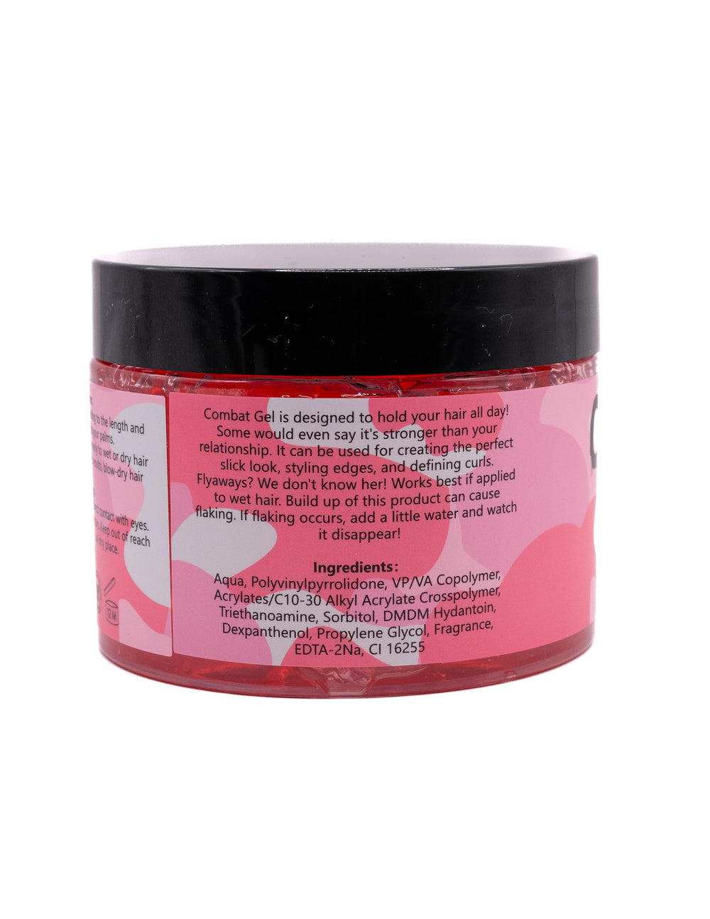 Combat Gel Extreme Hold packaging highlights cruelty-free branding and 250 ml size.