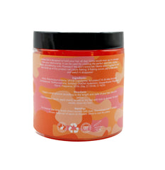 Combat Gel peach packaging for alcohol-free, gentle hold.
