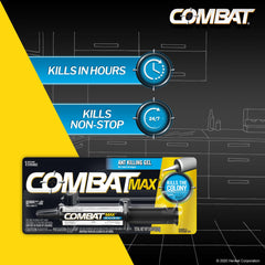 Combat Max Ant Killing Gel bait attracts ants quickly.