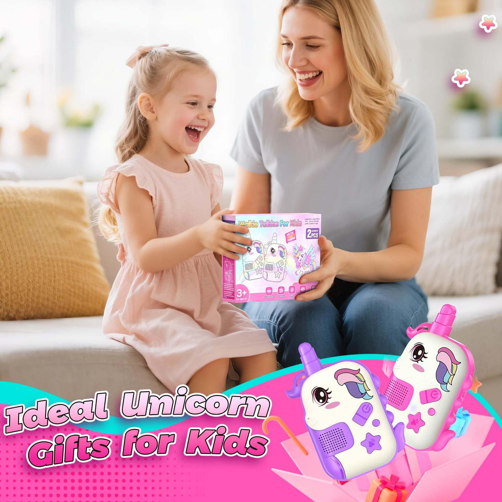 Comedyfun gift box unicorn walkie talkies ideal gift for kids