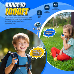 Comedyfun kids walkie talkie - easy push-to-talk controls for simple use.