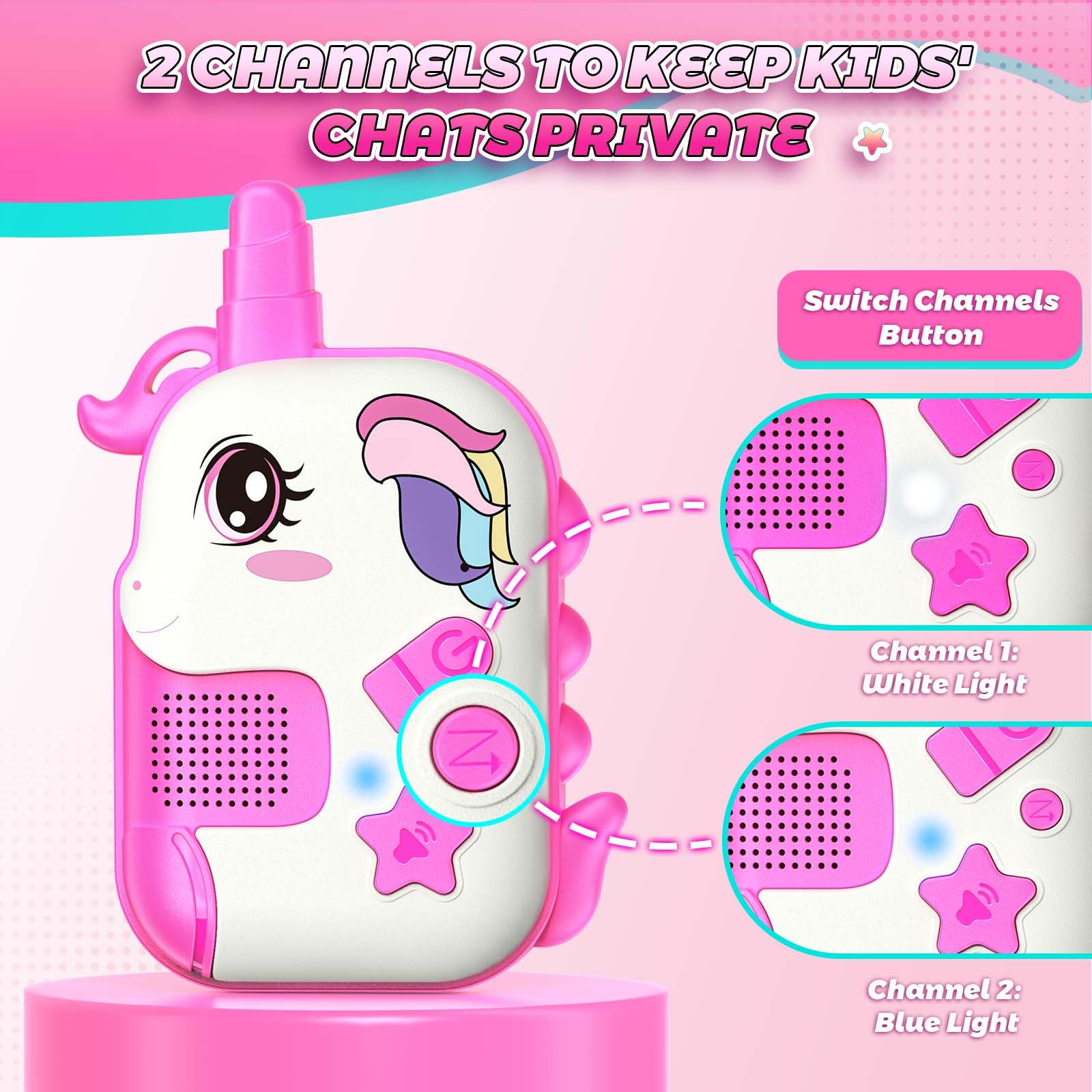 Comedyfun strong signal walkie talkie up to 1000 feet for outdoor fun