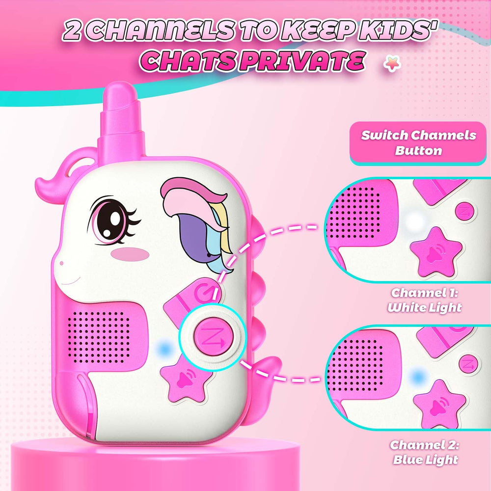 Comedyfun strong signal walkie talkie up to 1000 feet for outdoor fun