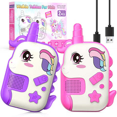 Comedyfun unicorn walkie talkie pair keeps kids connected during play